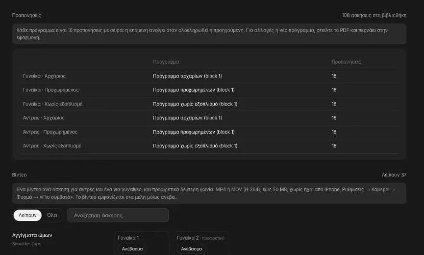 Against Comfort Zone: Programme library